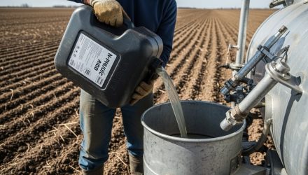Farmer Pouring N-Phuric Acid
